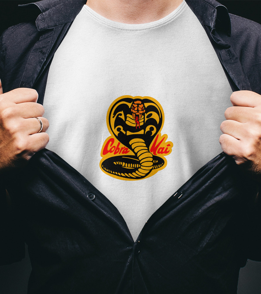 Cobra Kai Classic Cobra Snake Emblem T-Shirt