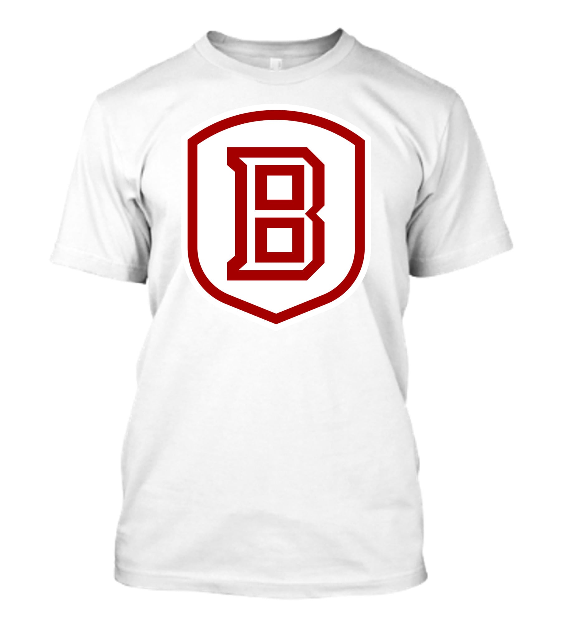 Bradley Braves Shield Emblem B T-Shirt
