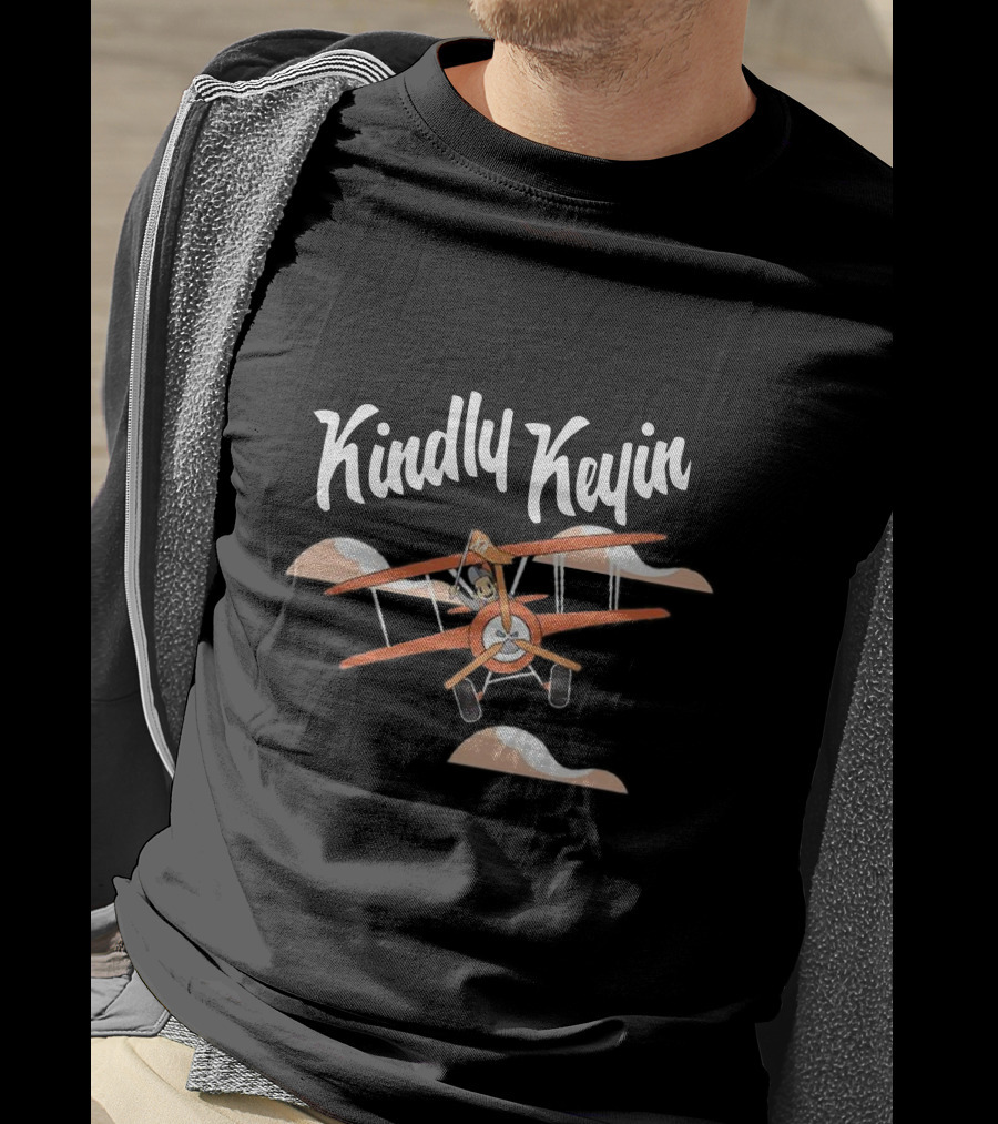 Kindly Keyin Flying Adventure Bi-Plane T-Shirt