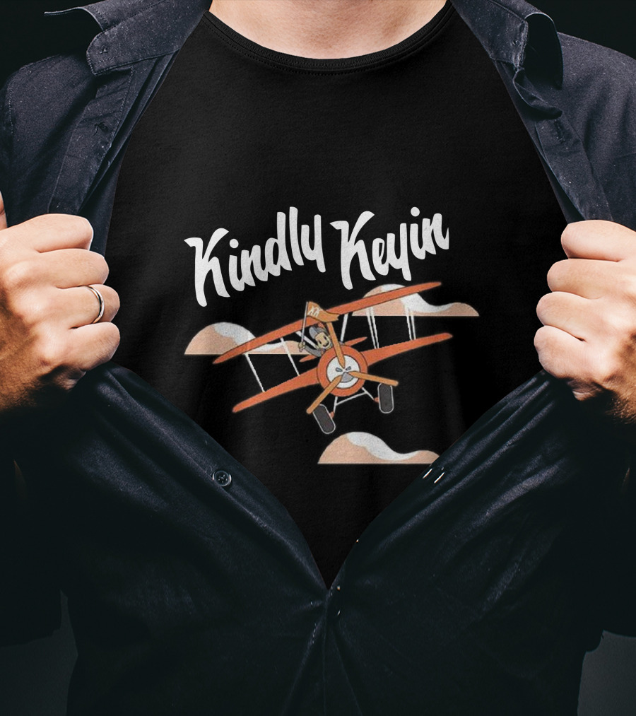 Kindly Keyin Flying Adventure Bi-Plane T-Shirt