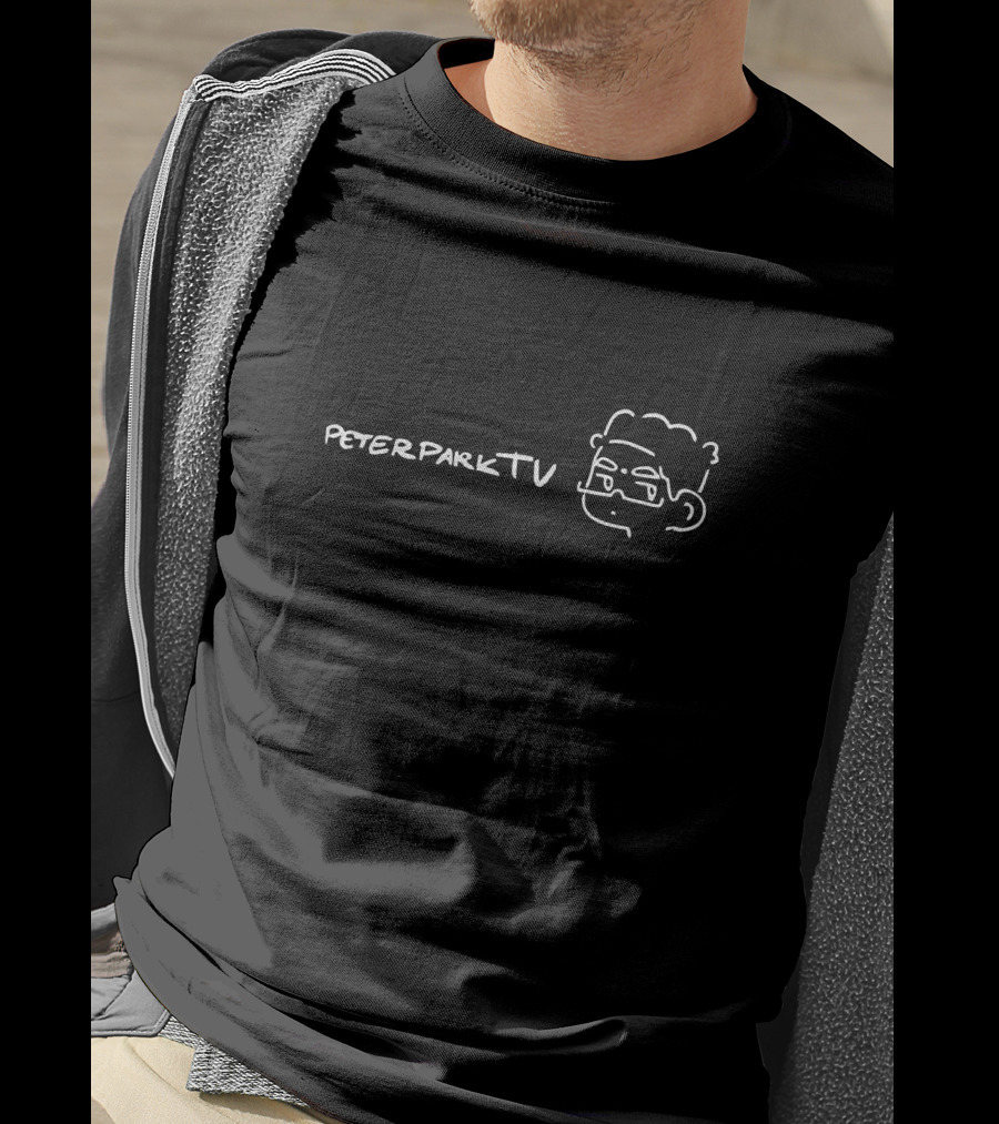 PeterParkTV Minimalist Logo Sketch T-Shirt