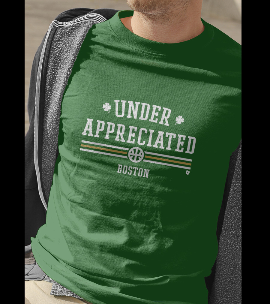 Under Appreciated Boston Basketball Green Shamrocks T-Shirt