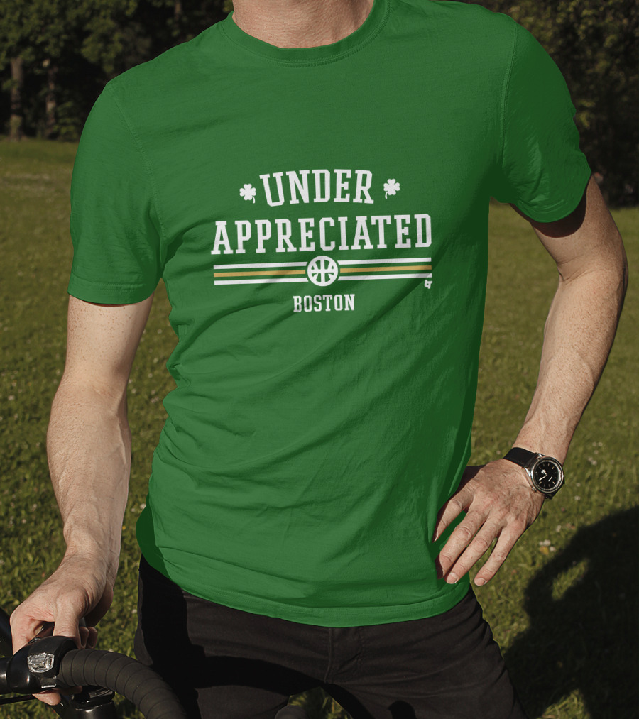 Under Appreciated Boston Basketball Green Shamrocks T-Shirt