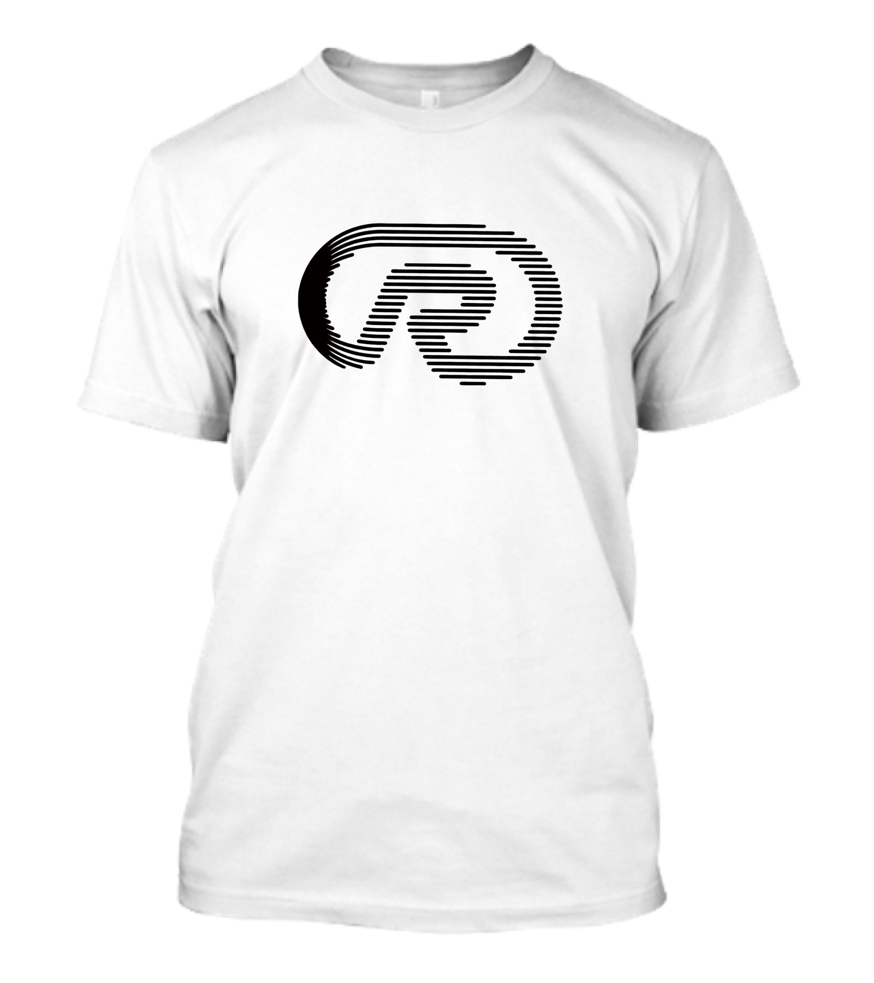 Raceline Origin Striped Monogram T-Shirt
