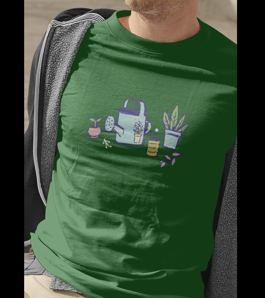 Omocat Merch Omori A Home For Flowers Watering Can Plant Pots T-Shirt