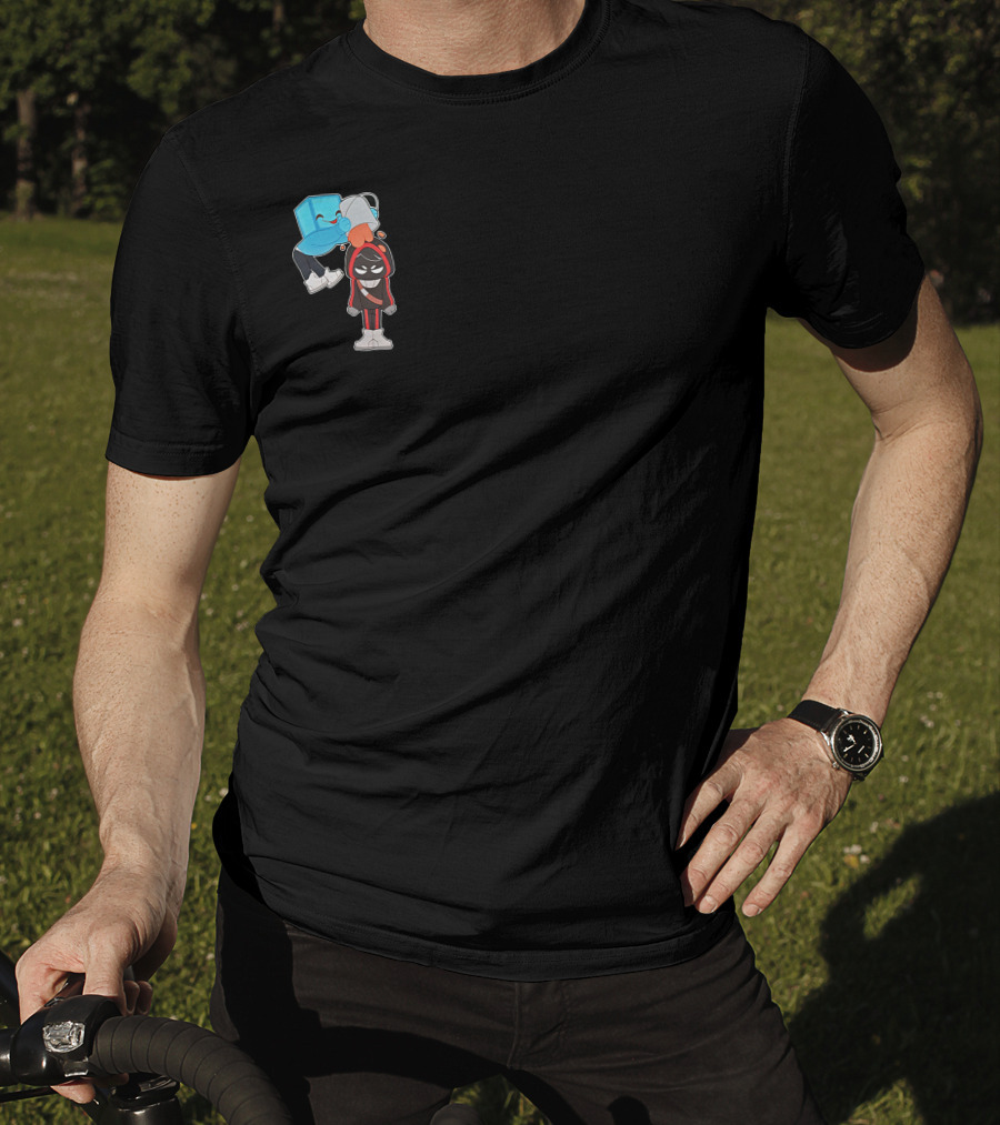 Skeppy April Fools Merch Skeppy And BadBoyHalo Cartoon Characters T-Shirt