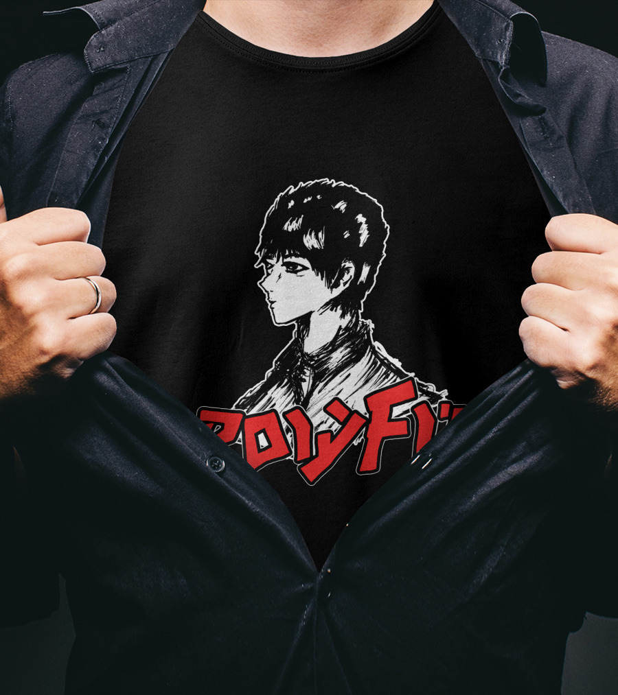 Powfu Anime Illustrated Profile Merch T-Shirt