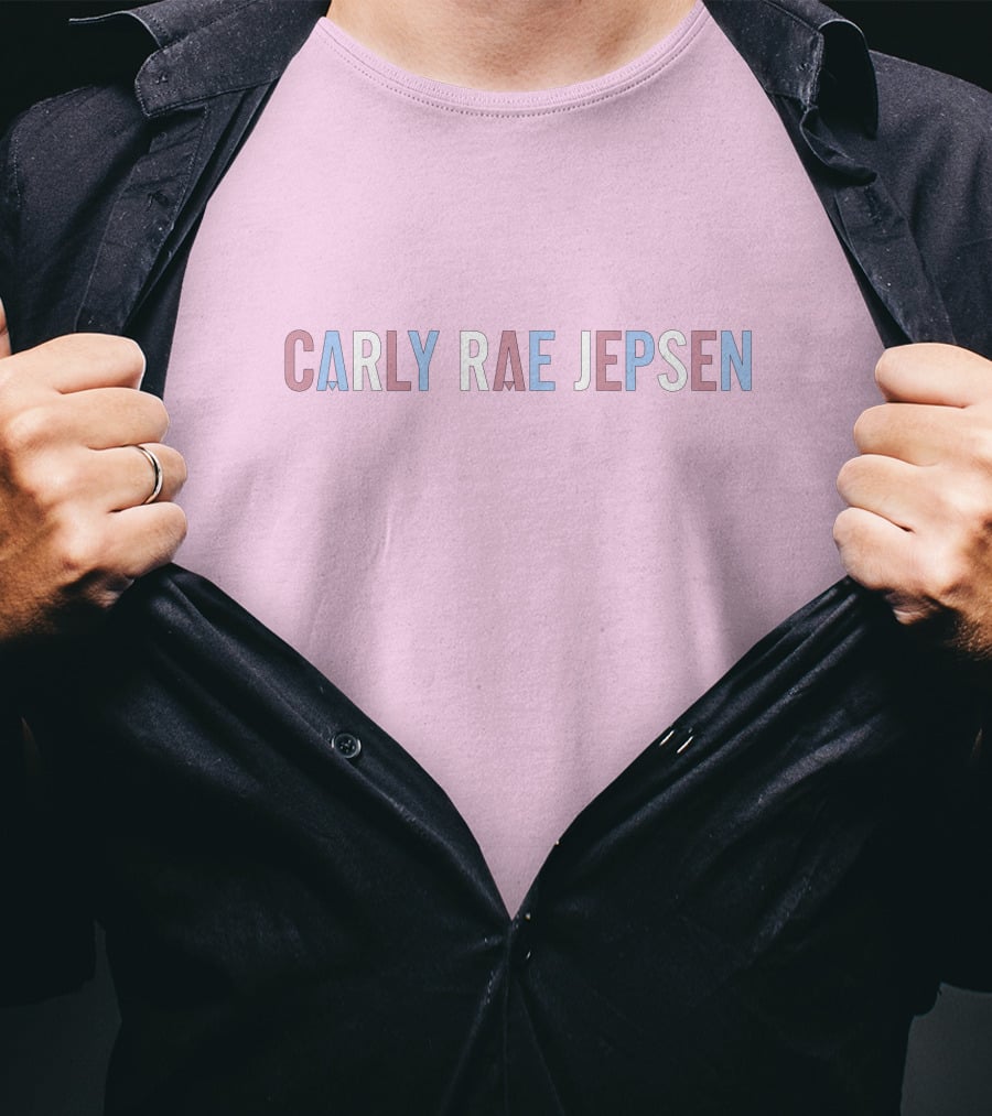 Carly Rae Jepsen Merch Pastel Text Design CarlyRaeJepsen T-Shirt