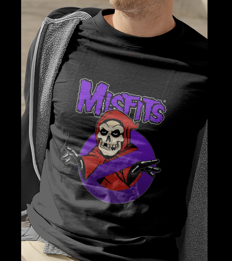 Misfits Crimson Ghostbusters Crossover T-Shirt