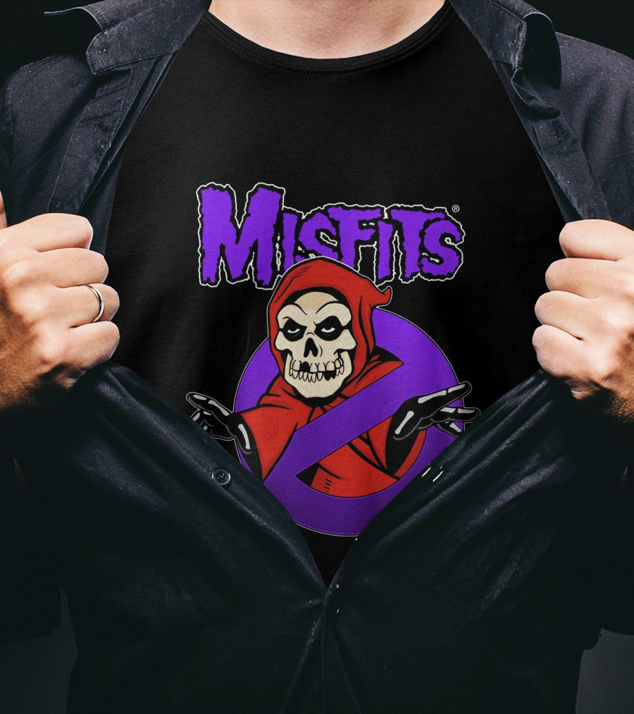 Misfits Crimson Ghostbusters Crossover T-Shirt