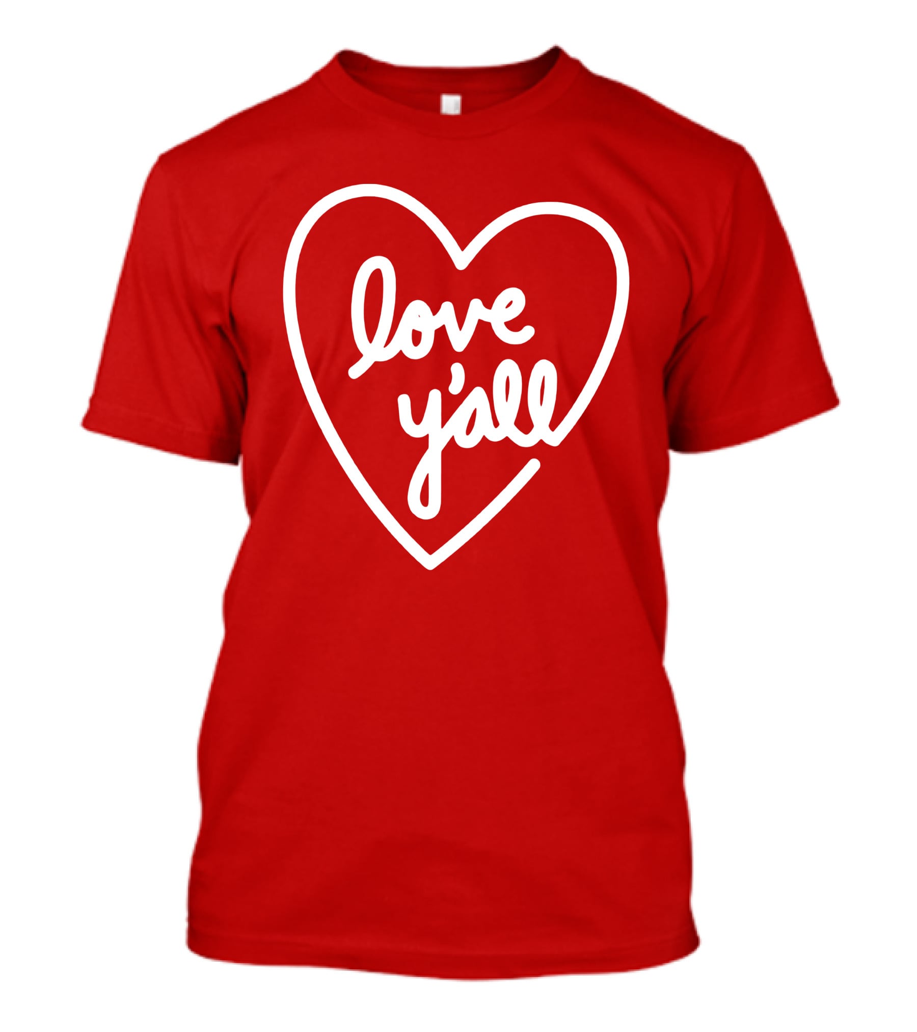 Addison Rae Merch Love Y'all Heart T-Shirt