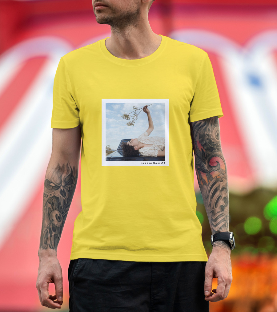 Joshua Bassett Floral Pose Vintage Aesthetic T-Shirt