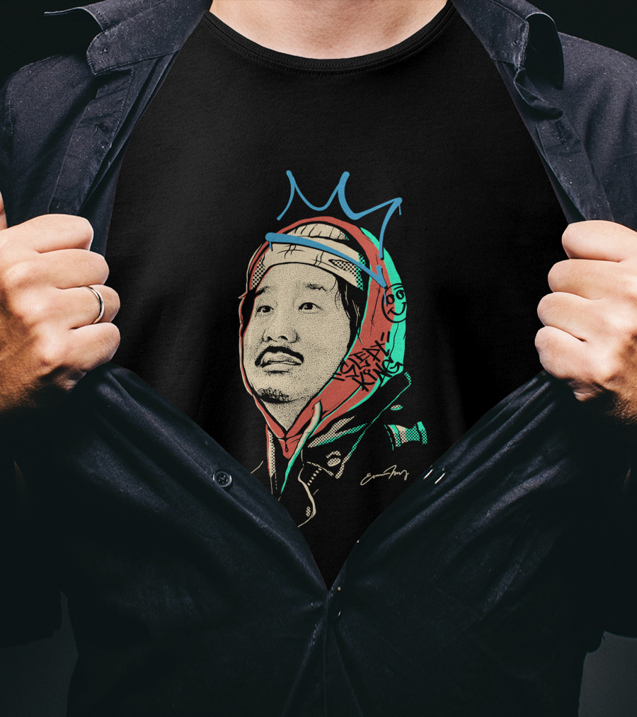 Bobby Lee Slept King Crown Art With Signature T-Shirt
