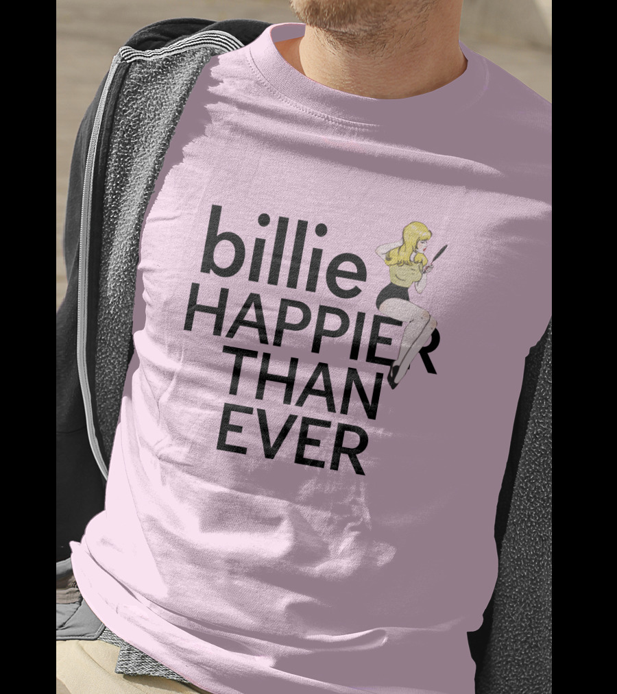 Billie Eilish Happier Than Ever Pretty Boy Merch T-Shirt