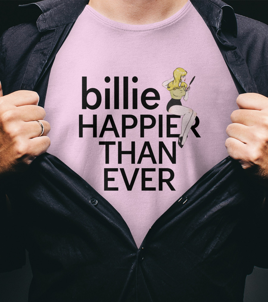 Billie Eilish Happier Than Ever Pretty Boy Merch T-Shirt