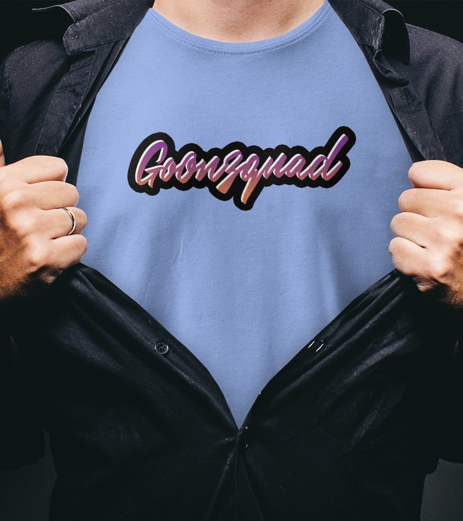 Goonzquad Retro Style Text Gradient T-Shirt