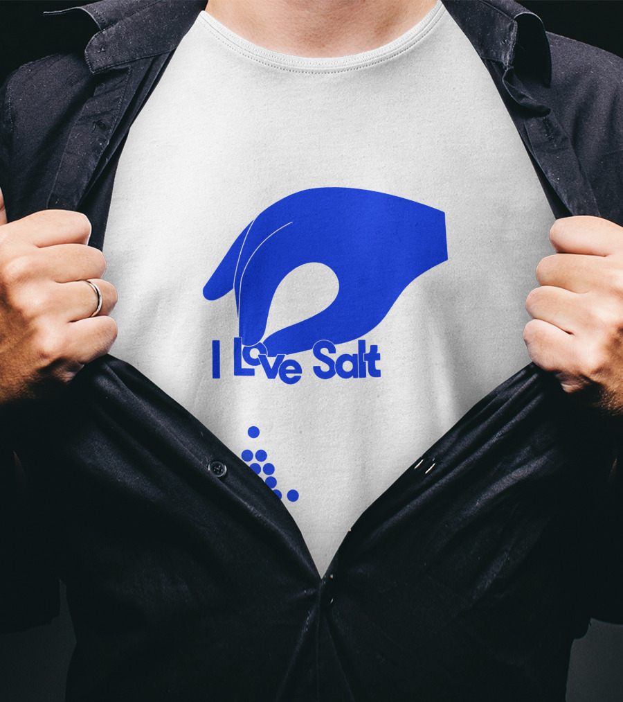 Molly Baz Merch I Love Salt Hand Dropping Granules T-Shirt