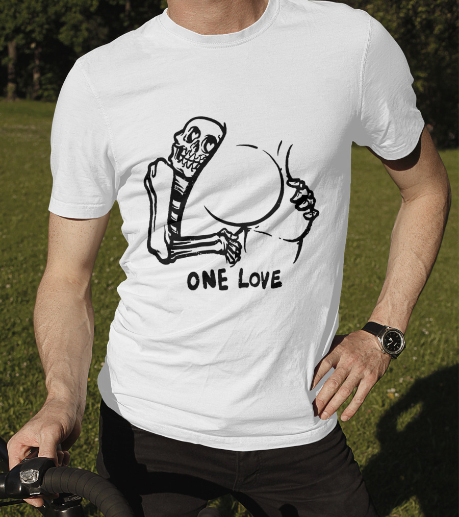 Skeleton Embrace One Love T-Shirt