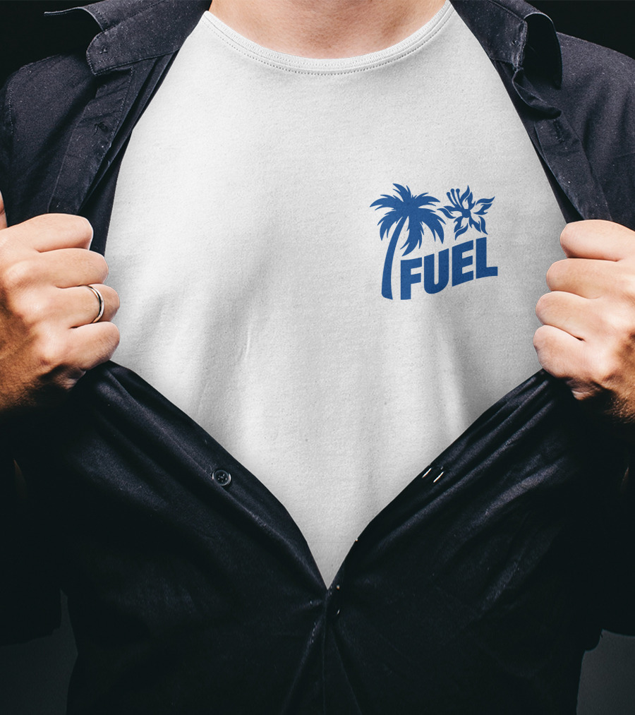 Dallas Fuel Hawaii Bound Palm Tree Logo Merch T-Shirt