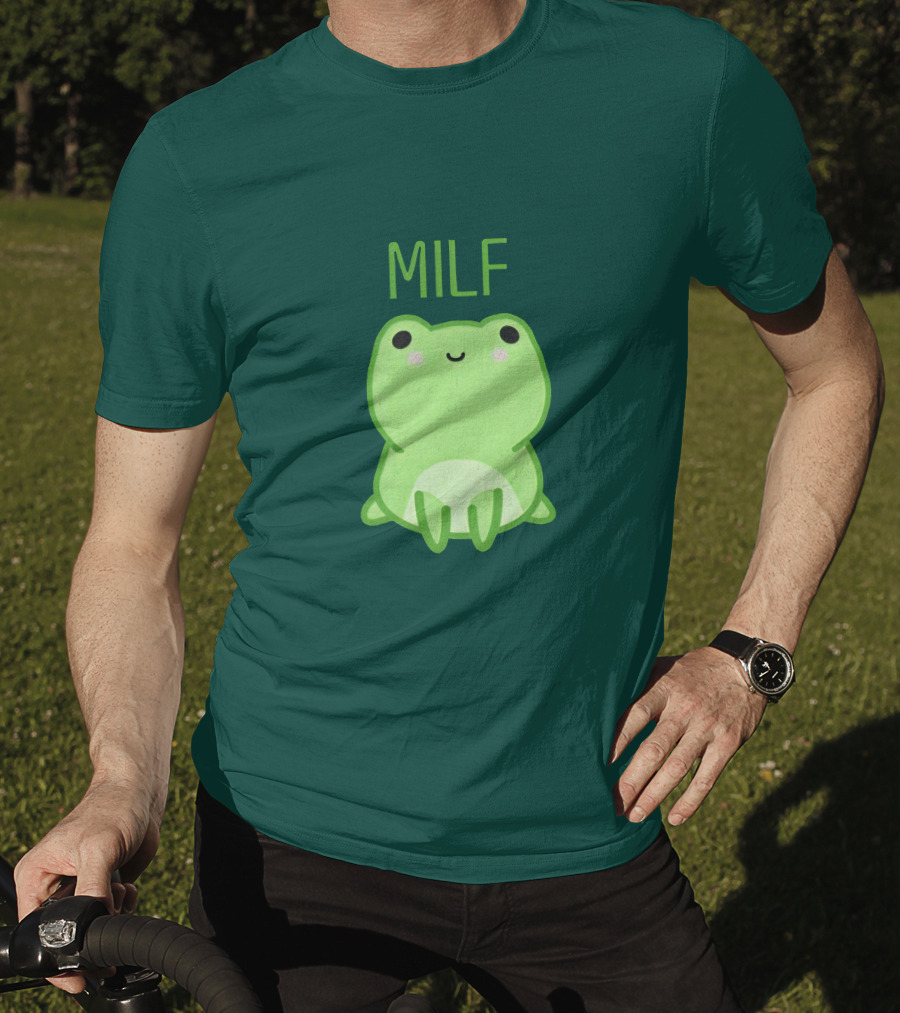 MILF ManILoveFwogs Merch Man I Love Fwogs Cute Frog T-Shirt