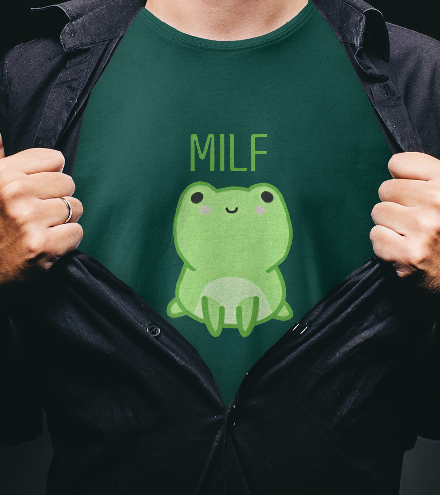 Shop The Man I Love Fwogs MILF Merch Store T-Shirt