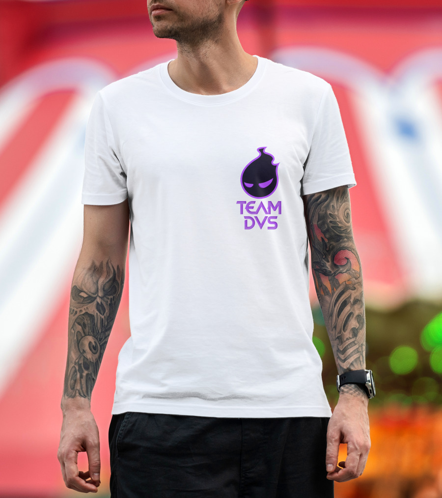 Team DVS Purple Flame Icon T-Shirt