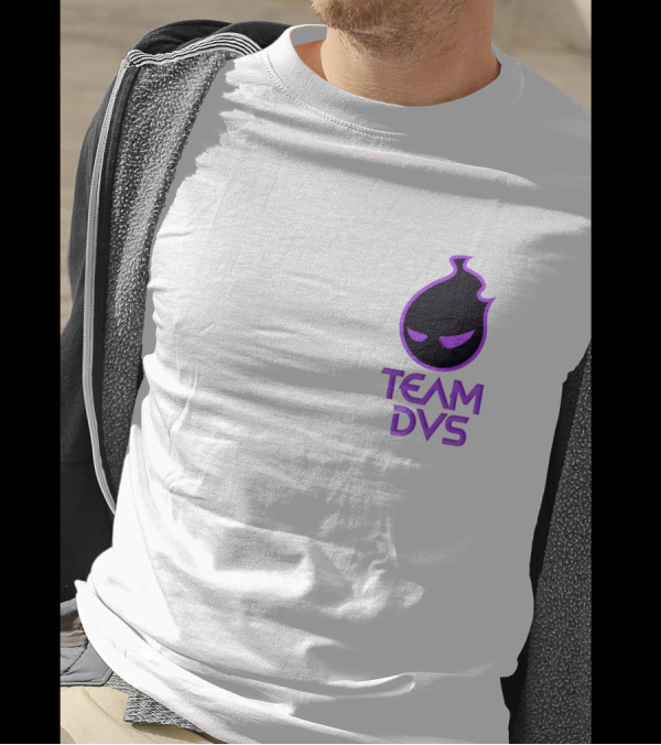 Team DVS Purple Flame Icon T-Shirt