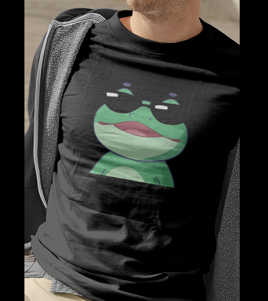 Shop The BoomerNa Merch Store Cool Frog With Sunglasses T-Shirt
