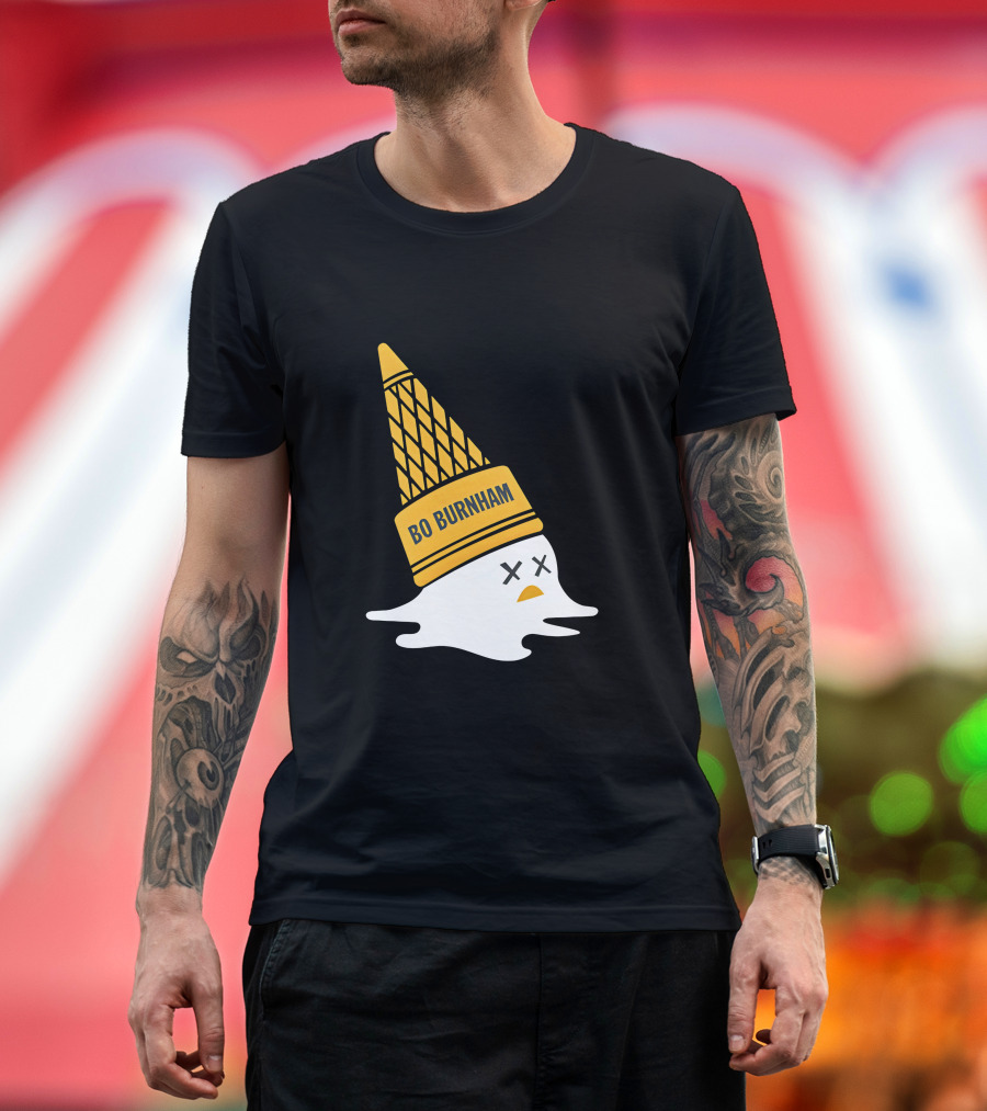 Bo Burnham Melting Ice Cream Cone Emoji Face T-Shirt