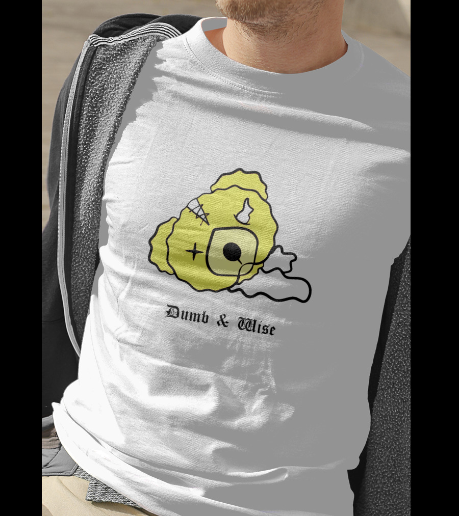 Sam Golbach Merch Dumb And Wise Yellow Cartoon Face T-Shirt