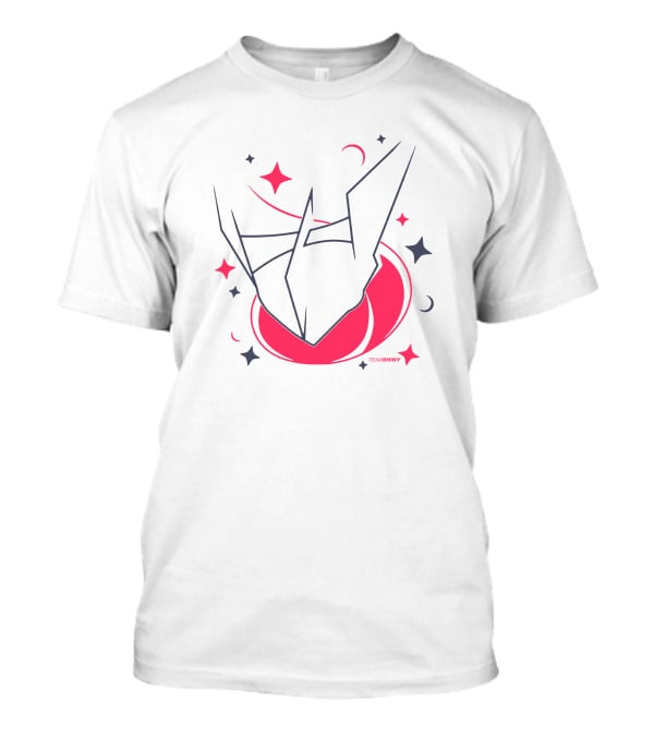 ADrive Team Shiny Space-Inspired Origami T-Shirt