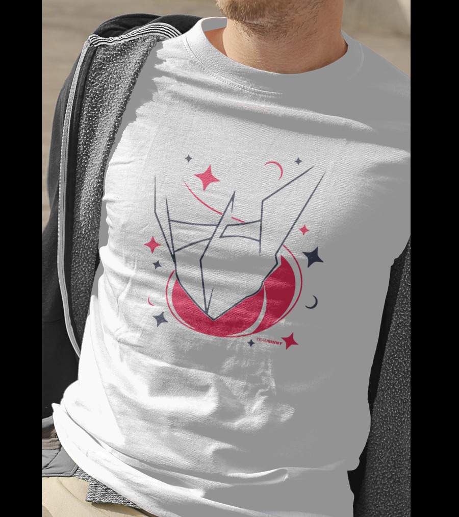 ADrive Team Shiny Space-Inspired Origami T-Shirt