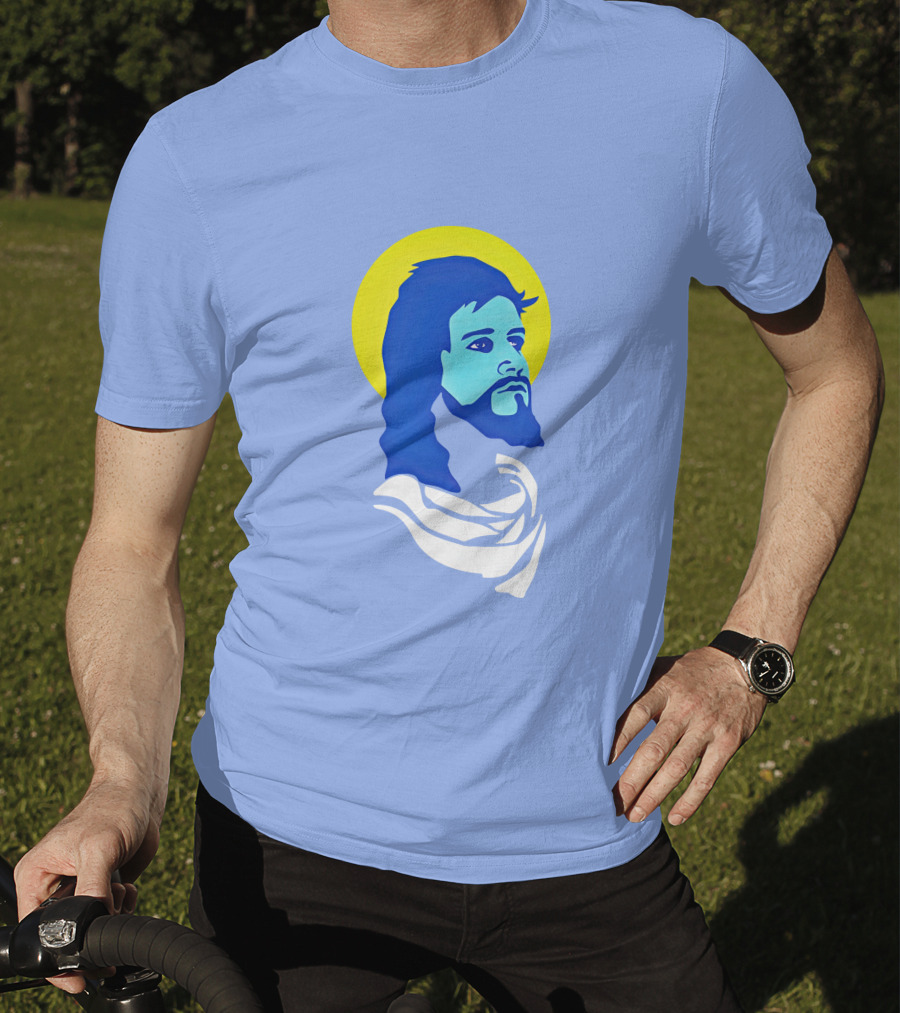 Bo Burnham Blue Halo Portrait Merch Bosus T-Shirt