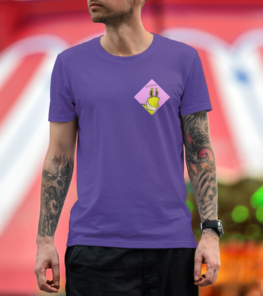 Whatstheirface Volt'ron Yellow Electric T-Shirt