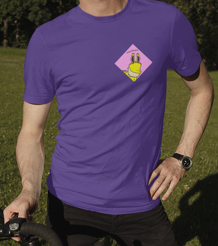 Whatstheirface Volt'ron Yellow Electric T-Shirt