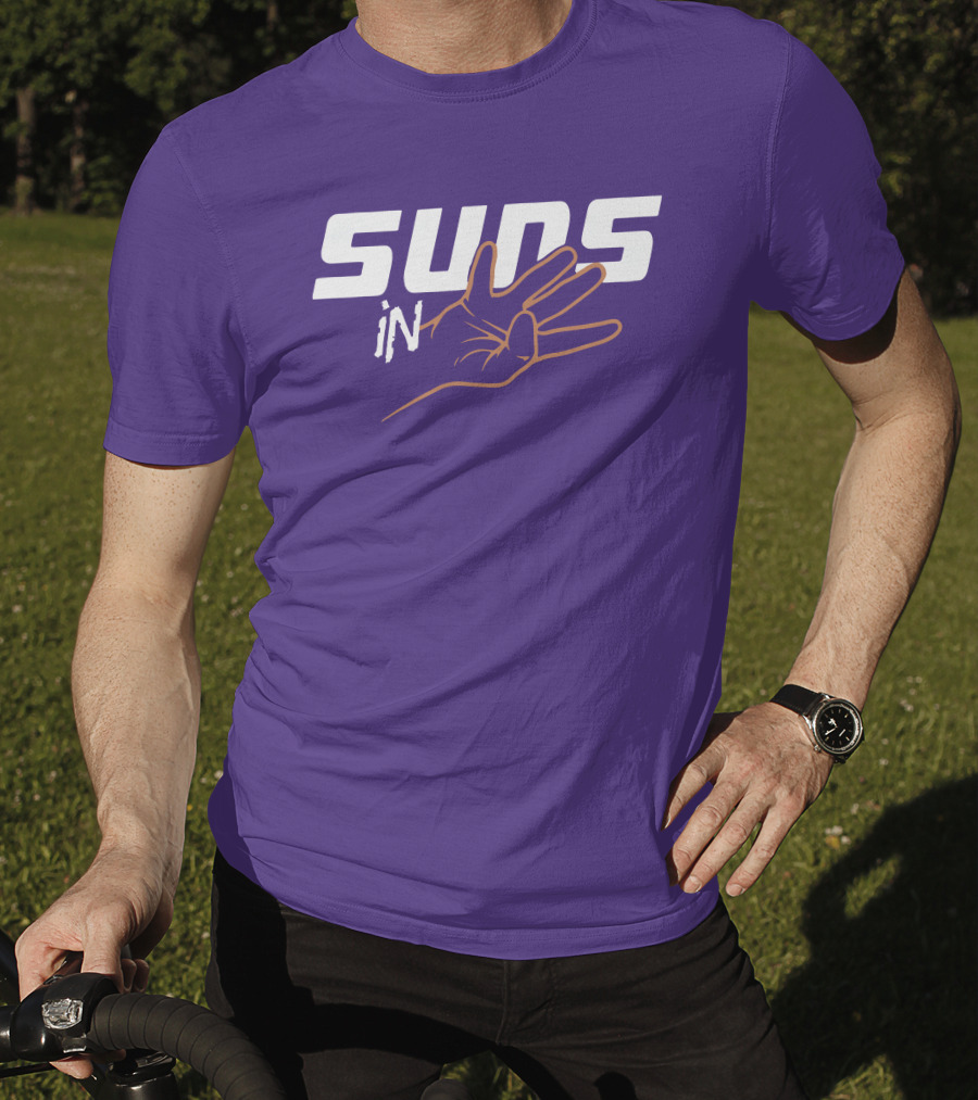Suns In Three Hand Gesture Purple T-Shirt