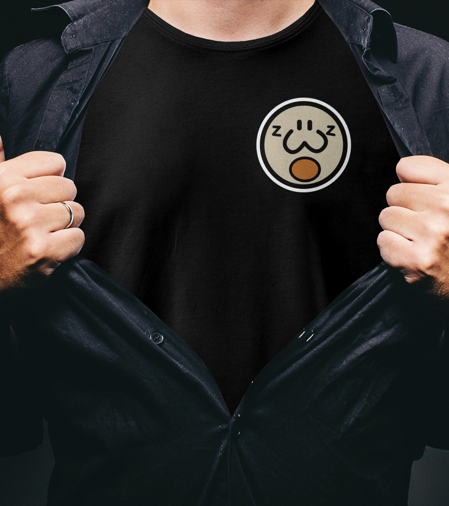 Haminations Ham Sleeping Face Cartoon Circles T-Shirt