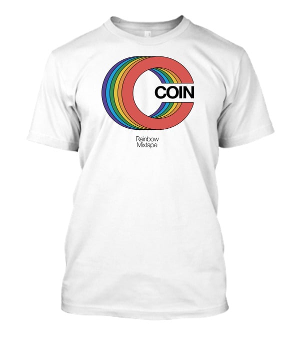 COIN Rainbow Mixtape Shop Official Store Merch T-Shirt
