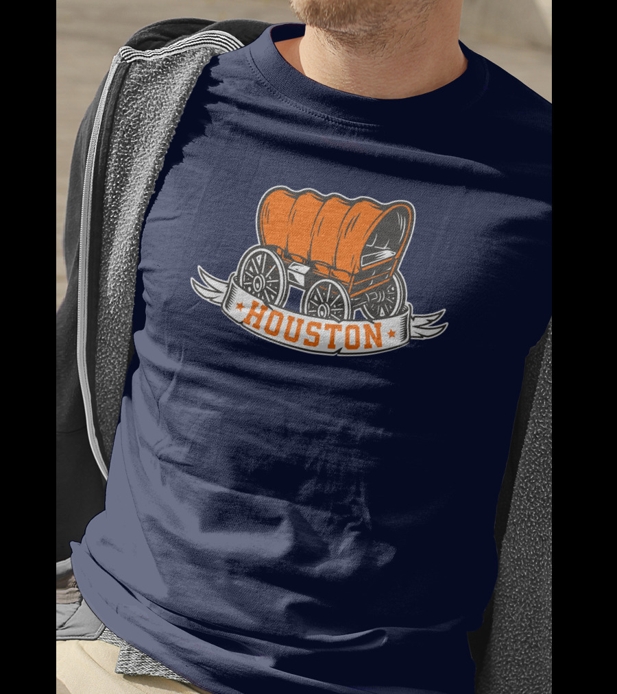 Houston Crush City Orange Wagon Ramshirts T-Shirt