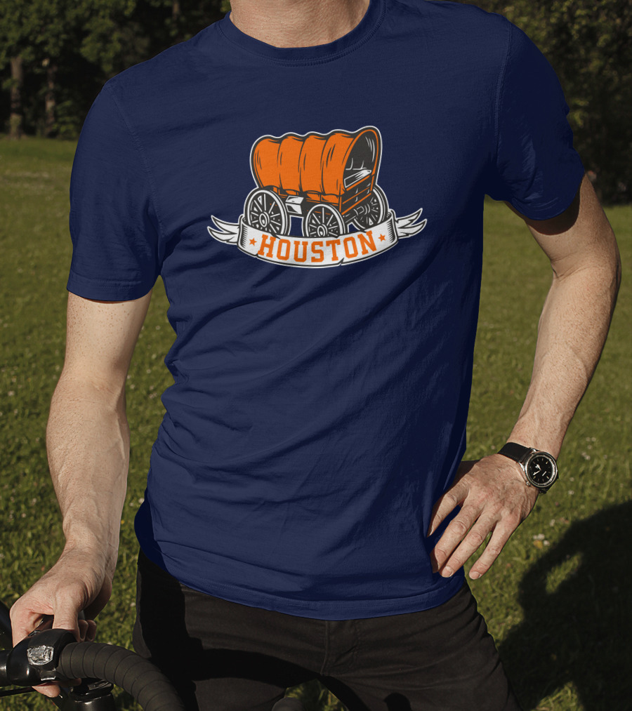 Houston Crush City Orange Wagon Ramshirts T-Shirt
