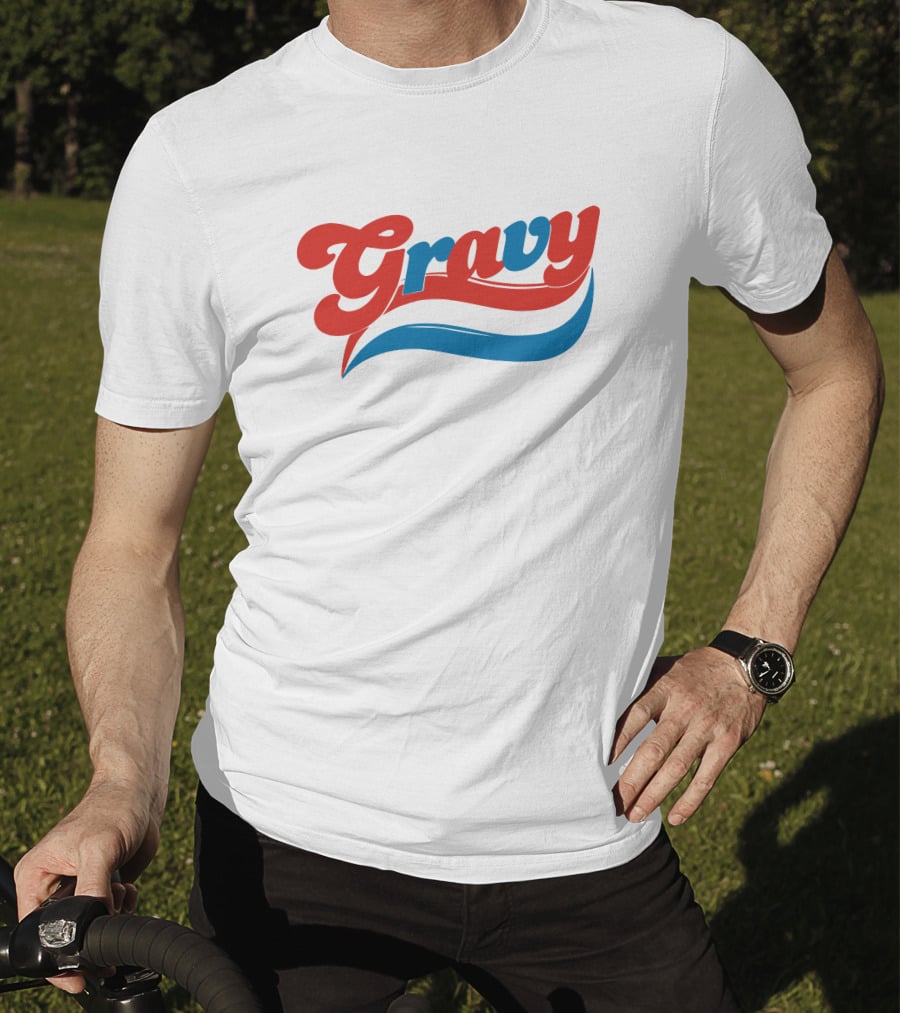 Yung Gravy Merch Gravy Wave Red White Blue T-Shirt