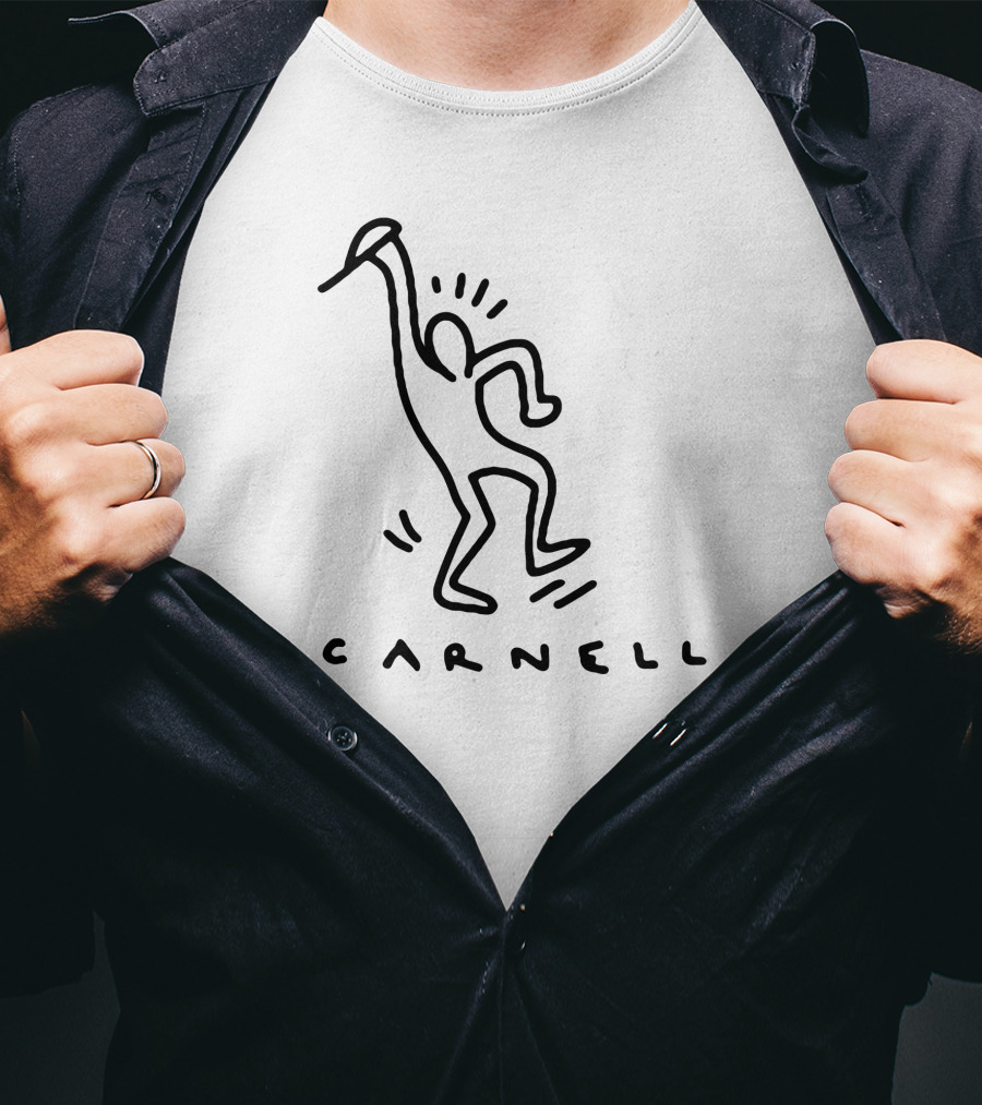 Carnell Keith Haring Style Dancing Figure T-Shirt