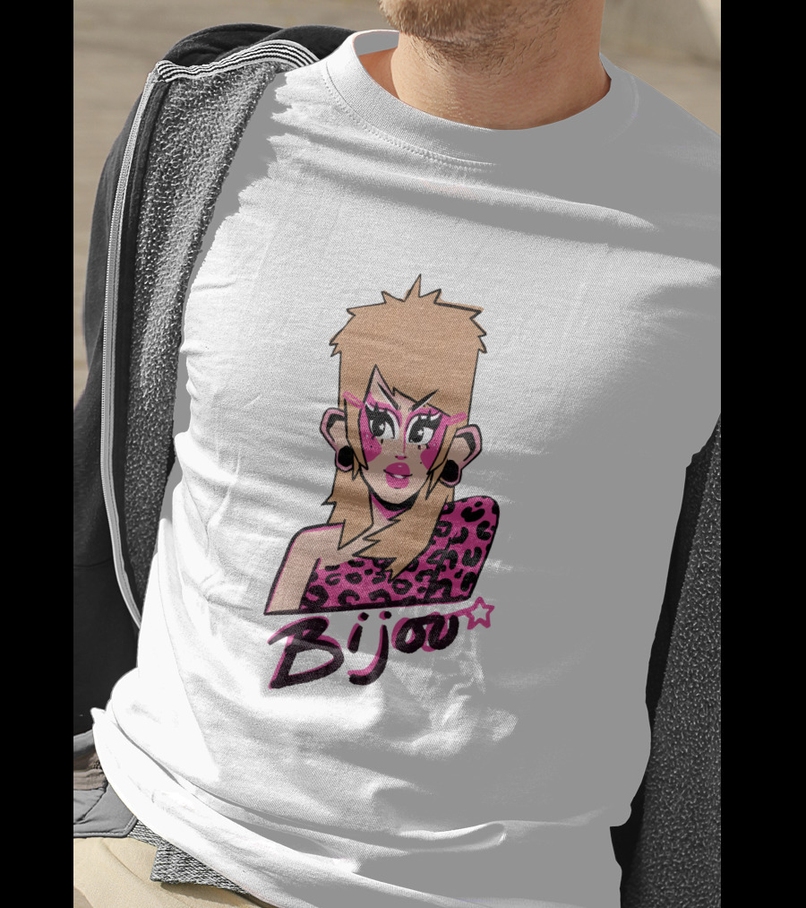 Bijou's Shop Let's Rock Retro Glam Rock T-Shirt