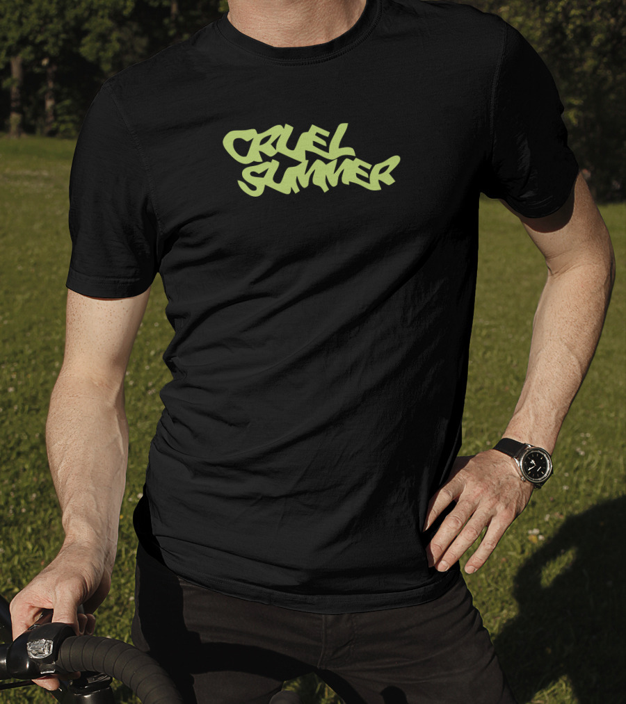 CRUEL SUMMER Trendy Graffiti Style Casual Streetwear T-Shirt
