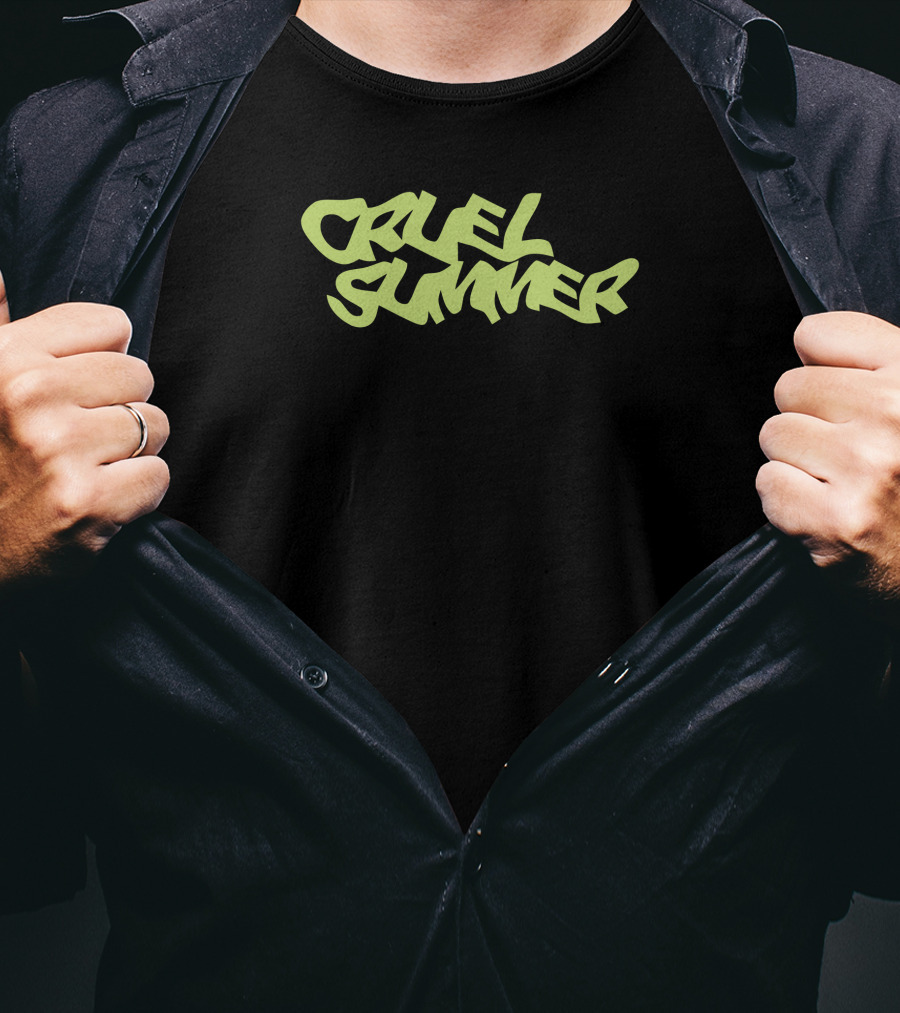 CRUEL SUMMER Trendy Graffiti Style Casual Streetwear T-Shirt