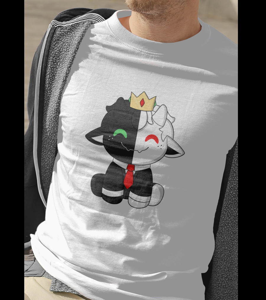 Ranboo Plushie With Crown DreamSMP Merch Store T-Shirt