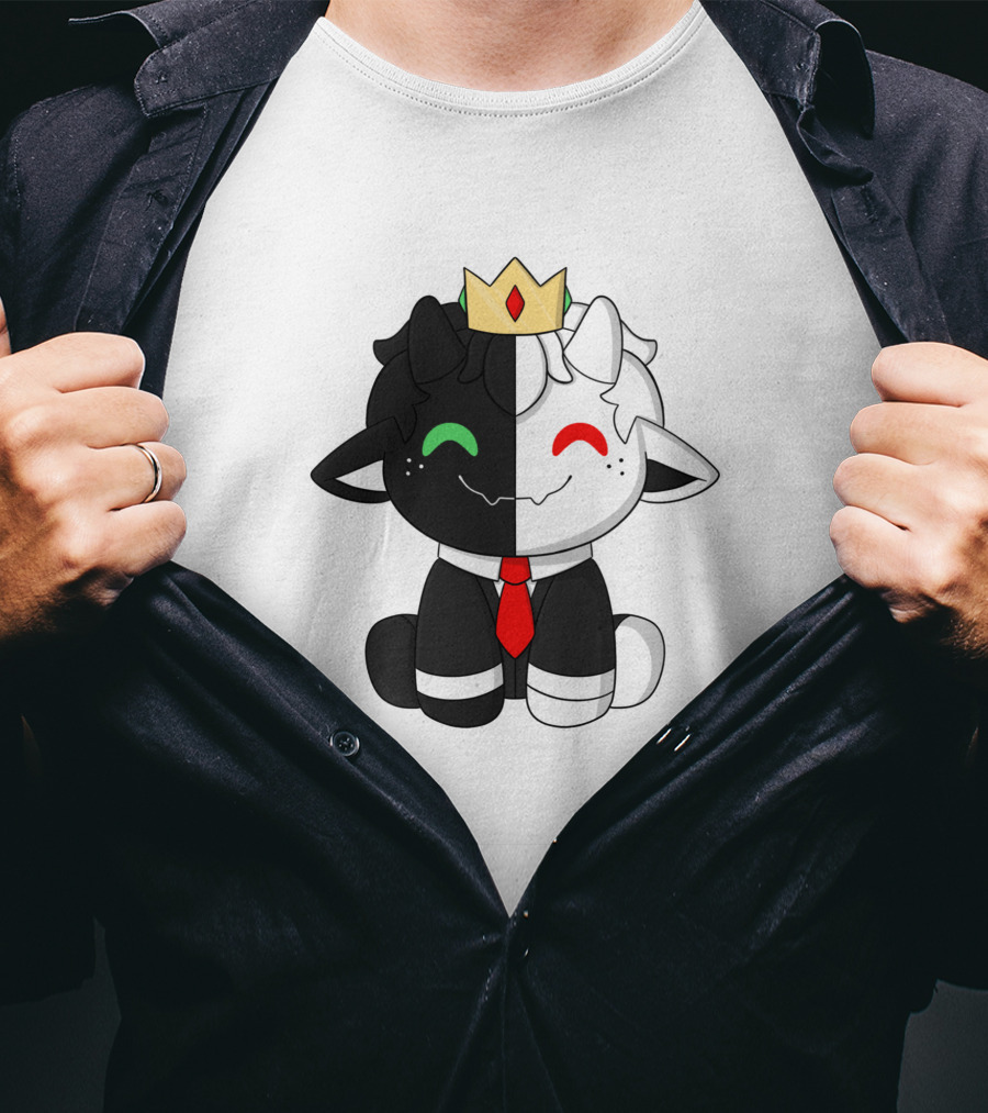 Ranboo Plushie With Crown DreamSMP Merch Store T-Shirt