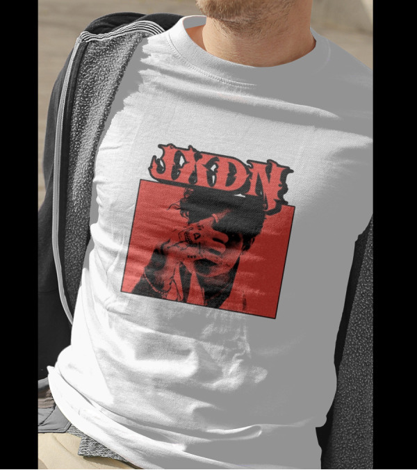 JXDN Photo Red Image With Hand Gesture T-Shirt
