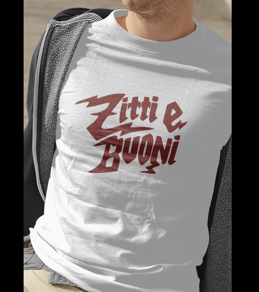 Zitti E Buoni Eurovision Måneskin Song Title Design Italy T-Shirt