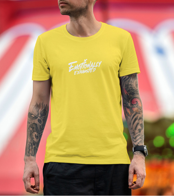 Premium T-Shirt: Philip DeFranco Merch Emotionally Exhausted T-Shirt Philip DeFranco Merch Emotionally Exhausted T-Shirt